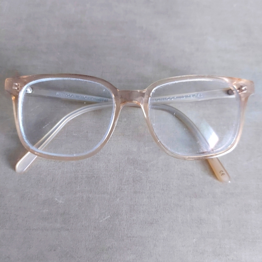 Chic Clear Frame Prescription Glasses.